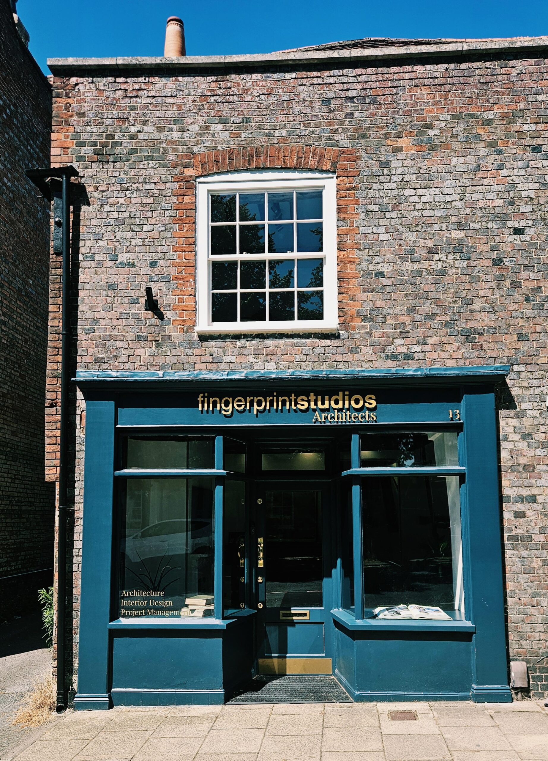 The front of fingerprintstudios grade 2 listed building, which was once a historical dilapidated building.